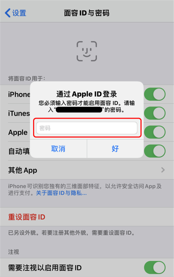 apple store怎么用面容