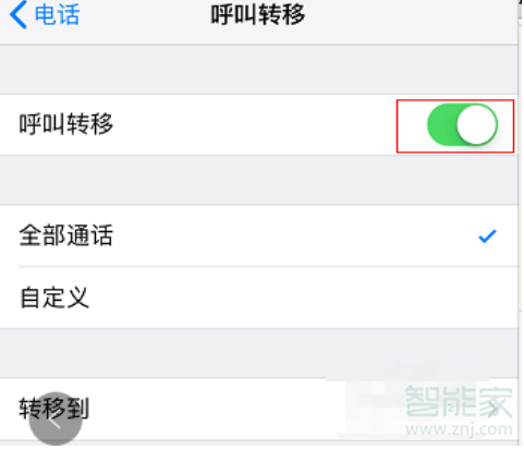 苹果手机呼叫转移怎么设置