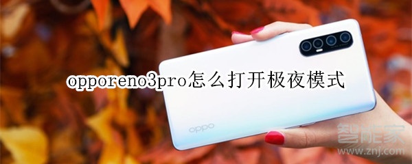 opporeno3pro怎么打开极夜模式