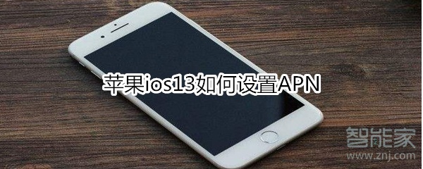 苹果ios13如何设置APN