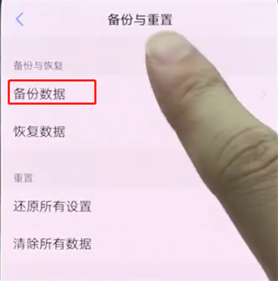 vivonex中备份的操作方法
