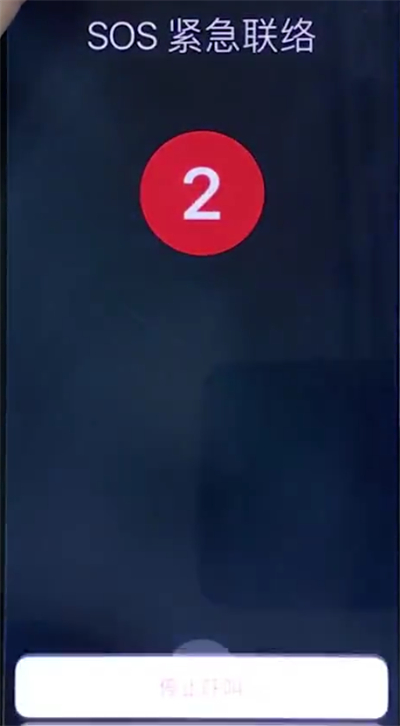 iphonex中打开SOS紧急联络的操作步骤