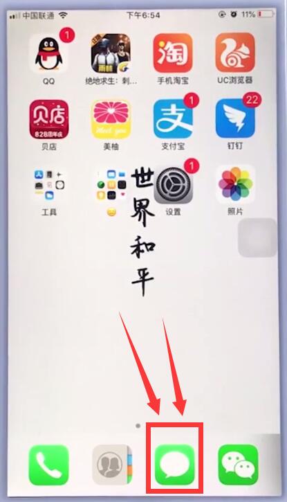 苹果手机中发送特殊效果短信的简单步骤