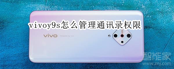vivoy9s怎么管理通讯录权限