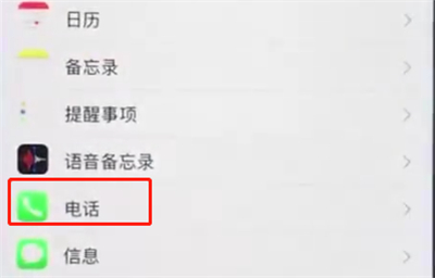 ios12中打开来电语音播报的详细步骤