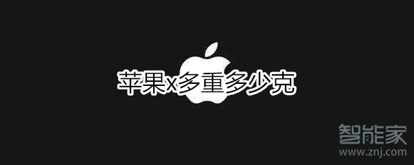 苹果x多重多少克