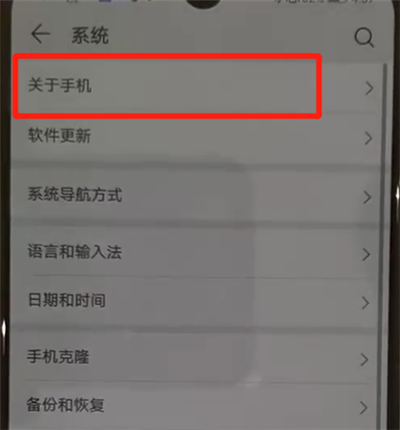 华为p30pro中查看手机型号的操作教程