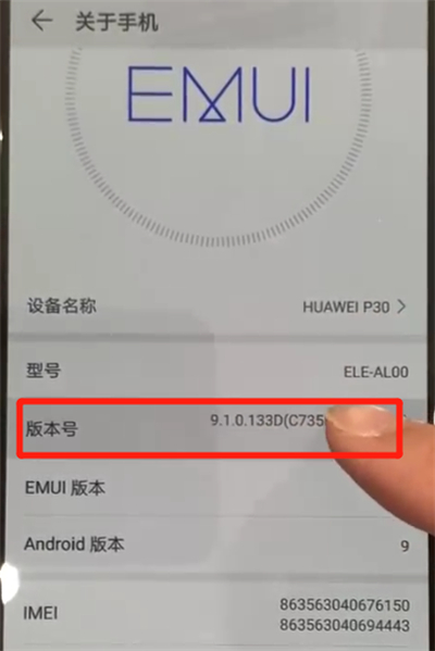 华为p30中开启开发者选项的操作教程