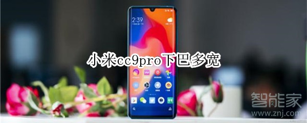 小米cc9pro下巴多宽