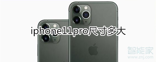 iphone11pro尺寸多大
