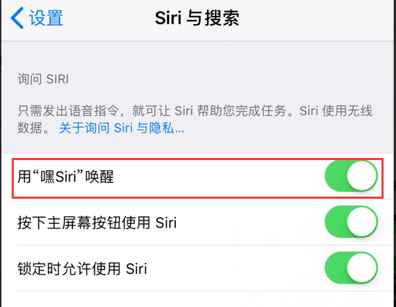 iphone如何设置siri说话
