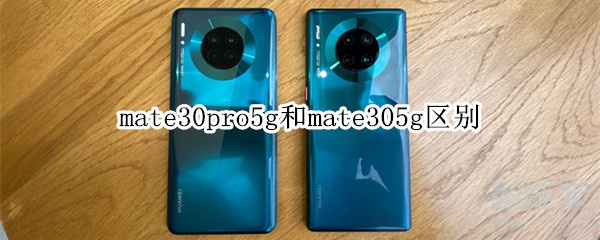 mate30pro5g和305g有哪些区别