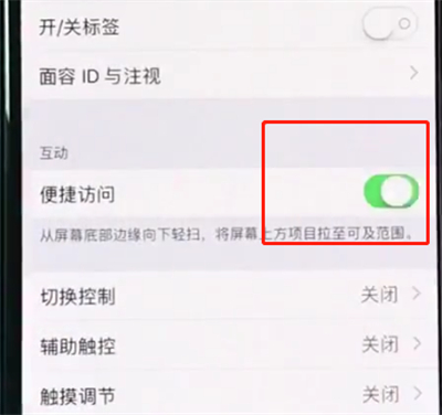 在iphonexr中怎么打开半屏功能？打开半屏功能的方法说明