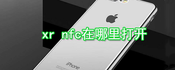 xr nfc在什么位置打开_xr nfc打开方法介绍