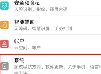 华为p30pro中将虚拟导航键打开具体操作流程