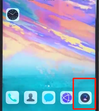 华为nova3e中连拍具体操作方法