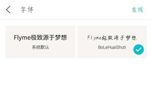 魅族note9设置字体样式具体操作流程