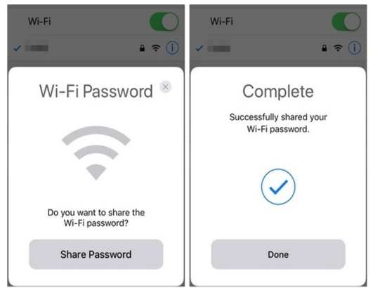 iPhone中使用自带WiFi共享功能具体操作方法