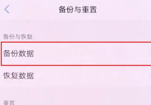 vivonex双屏版中备份具体操作步骤介绍