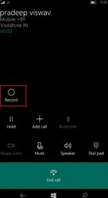 win10手机打开语音录音功能具体操作