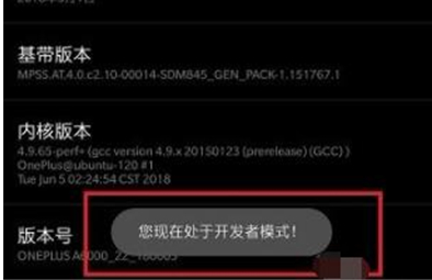 一加6t手机将开发者选项打开具体流程介绍