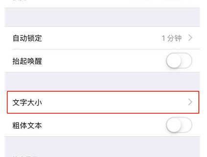 苹果xr怎么设置字体大小 详细操作步骤