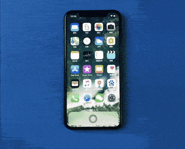 iPhone X手机回到主页的简单操作