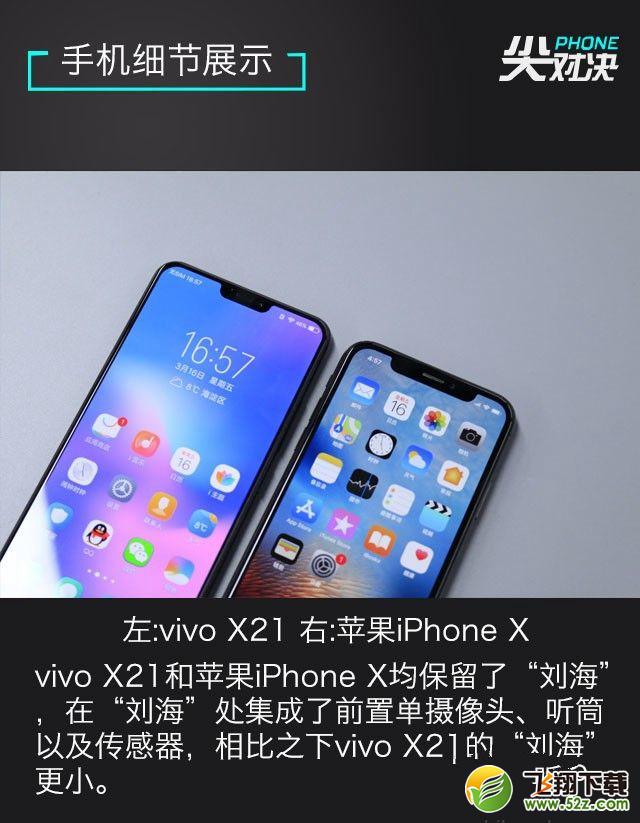 vivo X21和iPhoneX哪个好_vivo X21和苹果X区别对比评测
