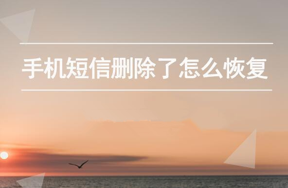 手机短信删除了怎么恢复？恢复手机短信的方法