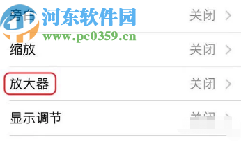 iPhone XR开启手机放大器的方法步骤