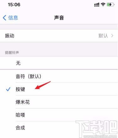 苹果手机设置短信提示音的方法