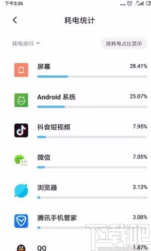 小米手机查看耗电统计情况的方法