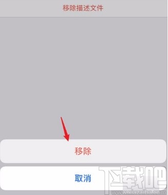 苹果手机删除描述文件的方法