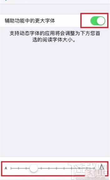 苹果手机设置更大字体的方法