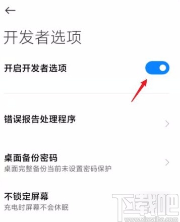 小米手机关闭开发者模式的方法