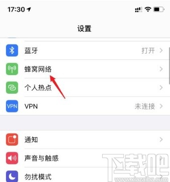 苹果手机关闭volte功能的方法