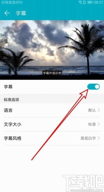 华为荣耀9X打开字幕功能的方法