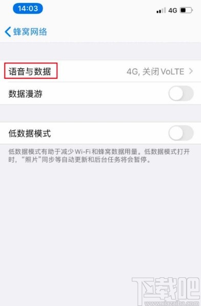 苹果手机打开VoLTE功能的方法步骤