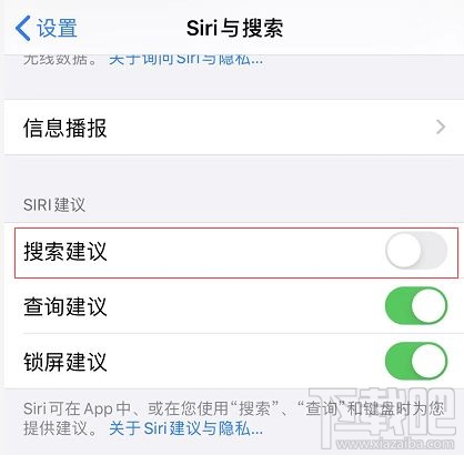 iOS13搜索建议怎么关?ios13系统关闭搜索建议方法
