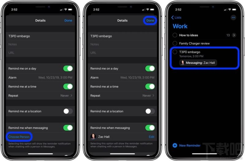 如何在iPhone/iPad和Mac上使用发送信息时提醒功能？