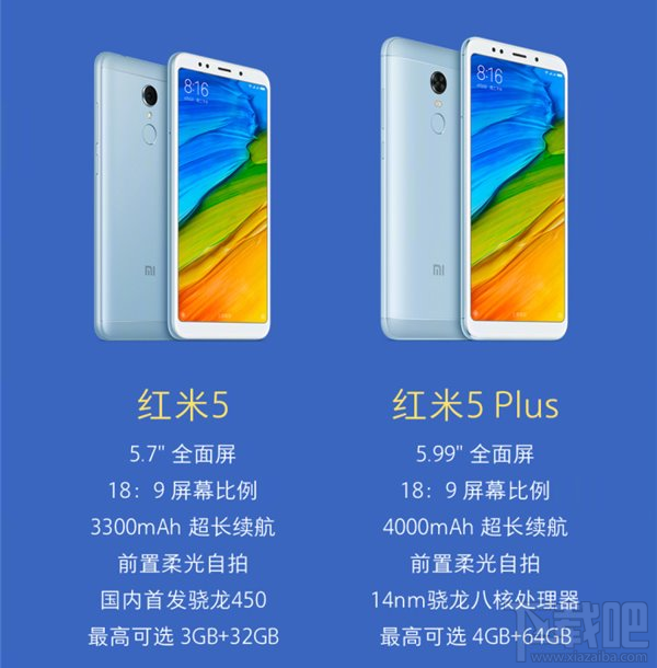 红米5和红米5plus有什么不同？红米5/红米5plus区别对比
