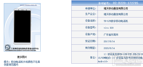 vivo X20怎么样?vivo X20手机配置参数介绍