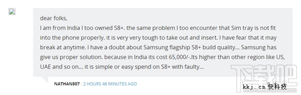 三星S8的SIM卡托盘怎么没法复位？三星S8插卡主要事项