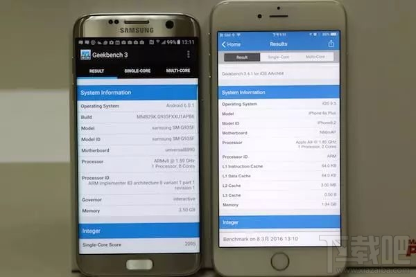 三星S7和iPhone 6s Plus配置性能全对比，S7 不占优势