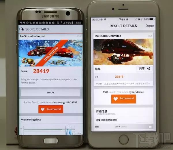 三星S7和iPhone 6s Plus配置性能全对比，S7 不占优势