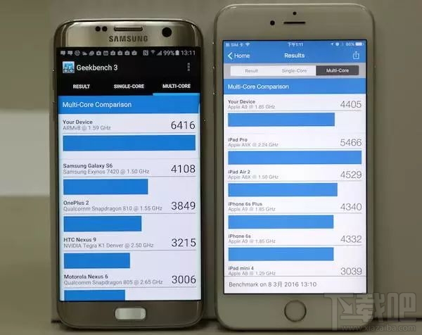 三星S7和iPhone 6s Plus配置性能全对比，S7 不占优势