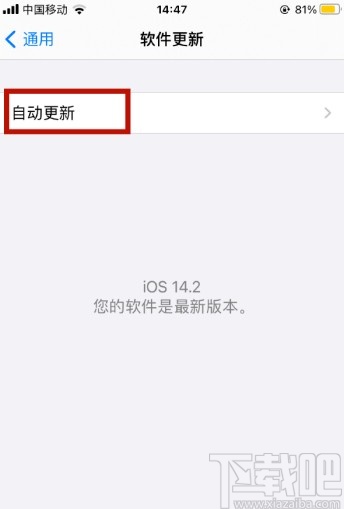 iOS 14开启系统自动更新的方法