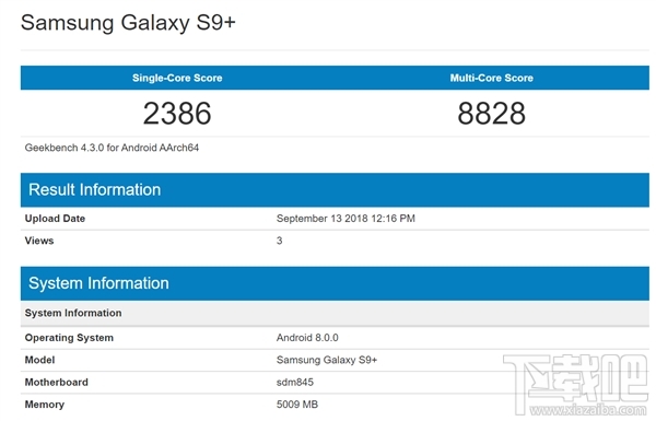 iPhoneXS Max跑分多少，iPhoneXS Max GeekBench跑分出炉