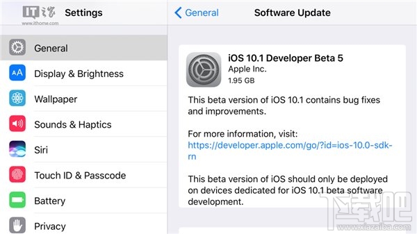 iOS10.1开发者预览版Beta5固件下载地址大全