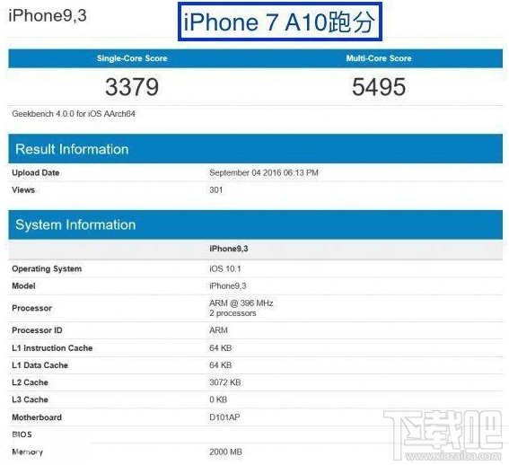 iphone7plus的cpu有多强?看A10跑分就知道